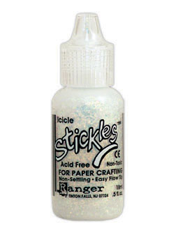 Tim Holtz Stickles Glitter Glue Icicle